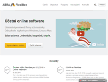 Tablet Screenshot of flexibee.eu