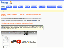 Tablet Screenshot of flexibee.info